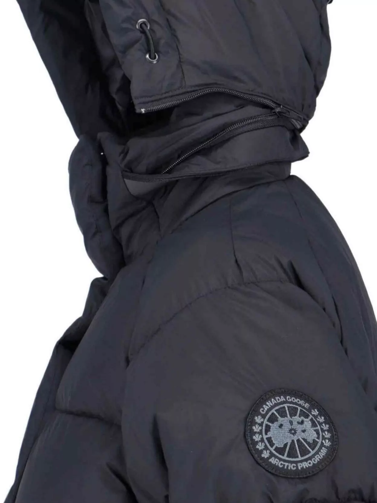 Canada Goose Versatile Hooded Quilted Jacket And Pockets