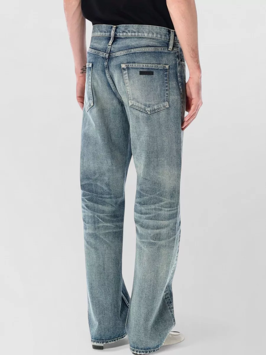 Fear Of God Denim Relaxed-Fit Straight-Leg Jeans