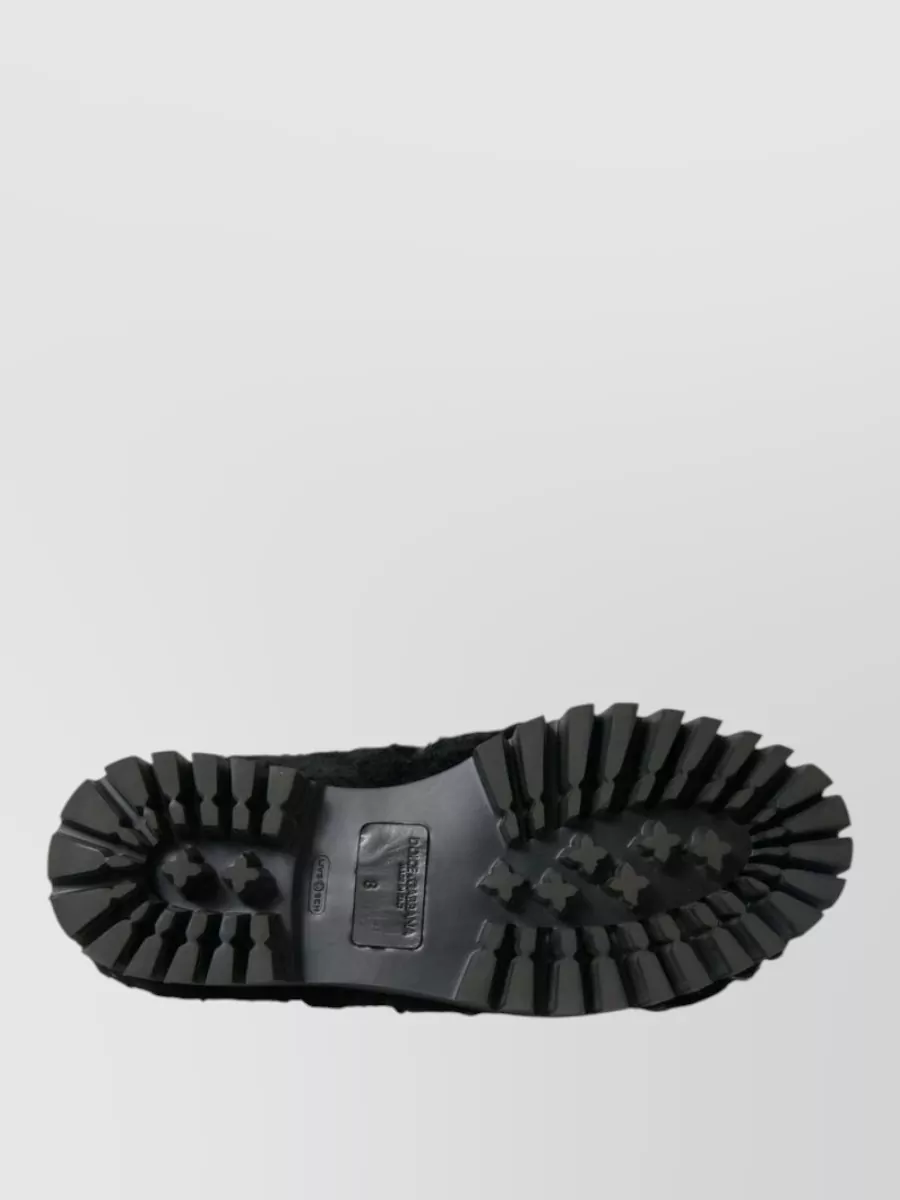 Dolce&Gabbana Leather Slippers