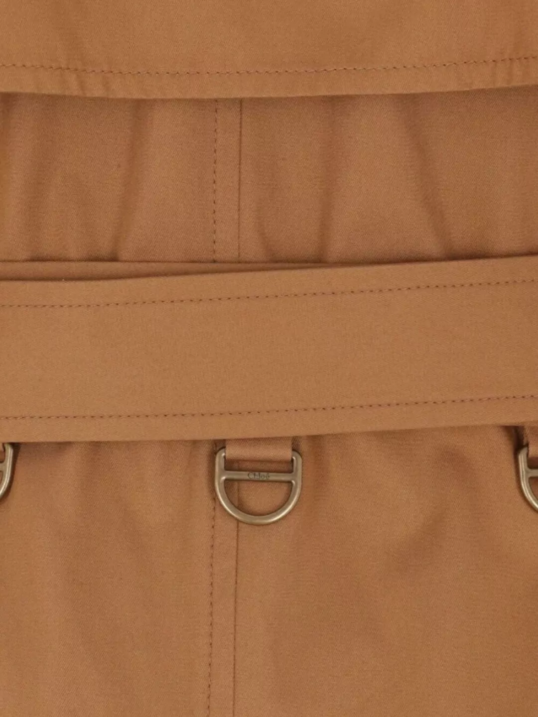 Chloé Belted Waist Long Trench Coat