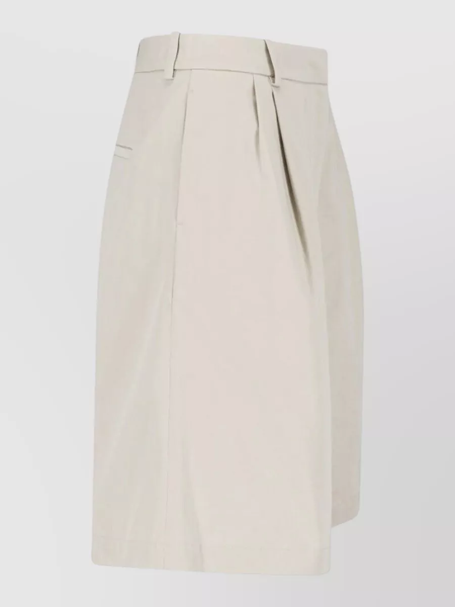 The Frankie Shop Pleated Bermuda Shorts