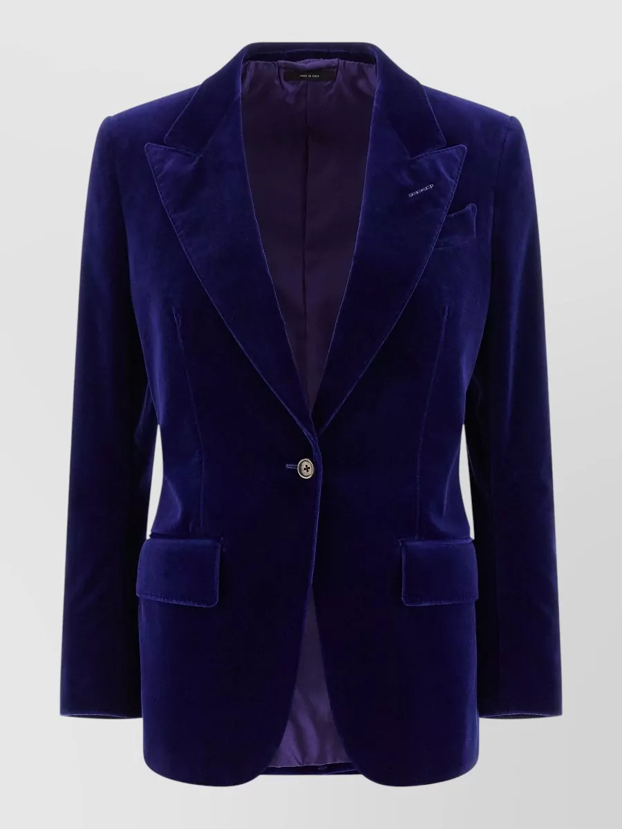 Tom Ford Velvet single-breasted blazer