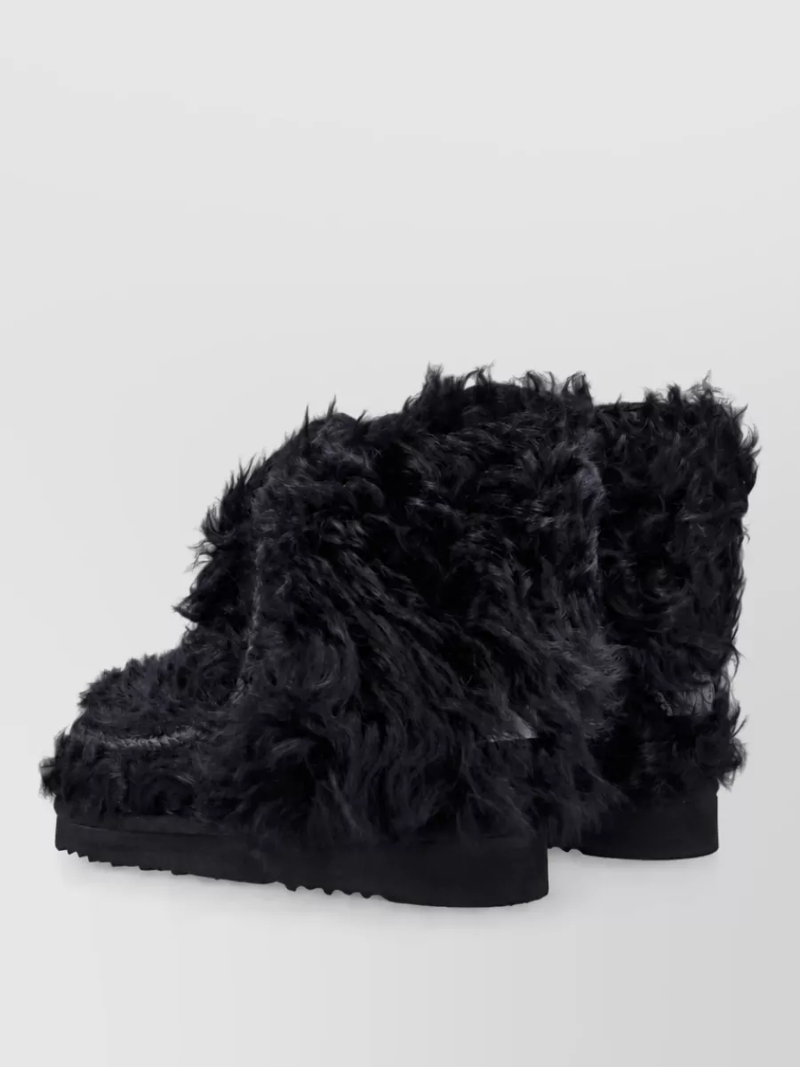 Mou Lamb Fur Ankle Boots