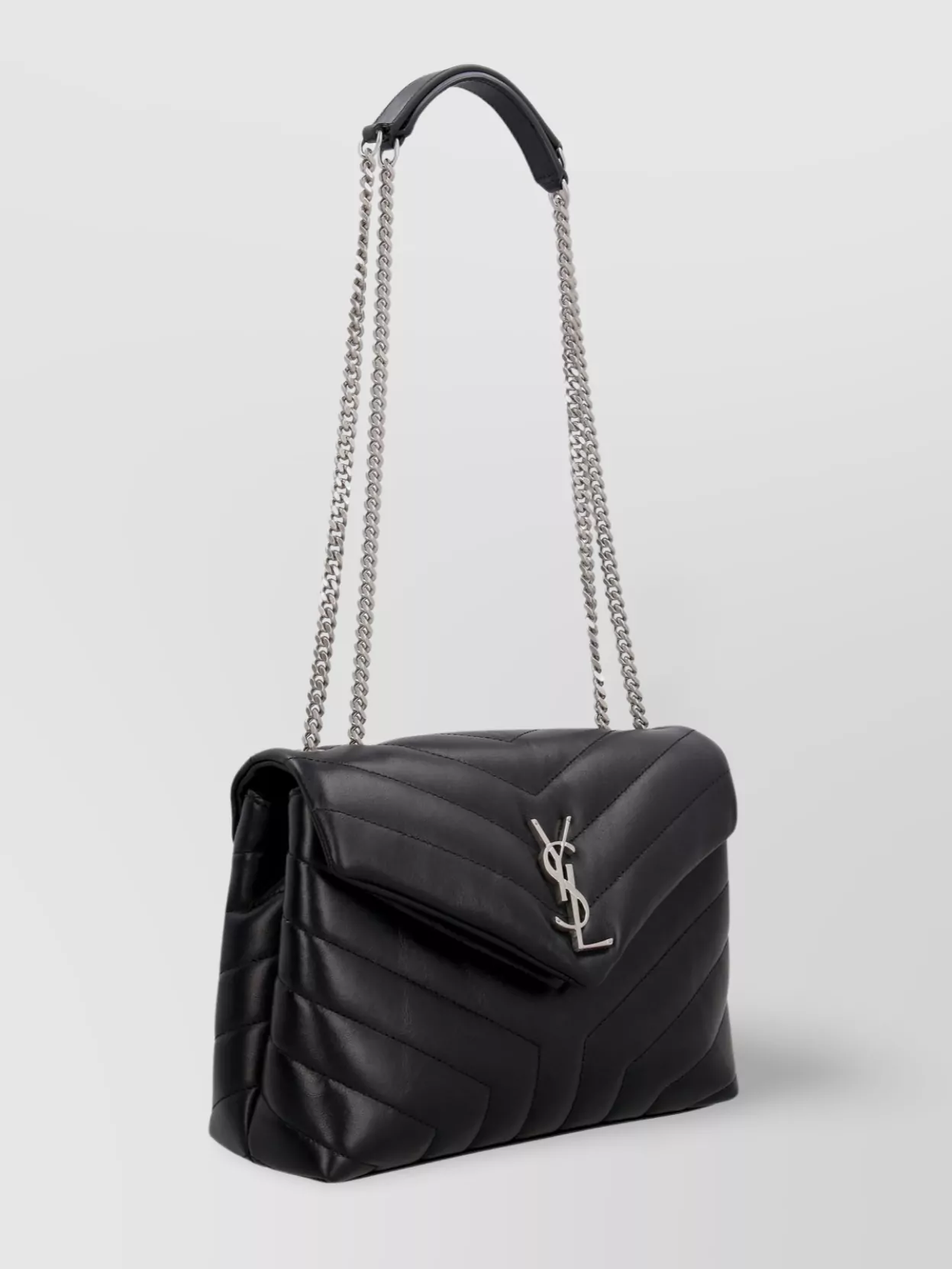 Saint Laurent Loulou Leather Shoulder Bag