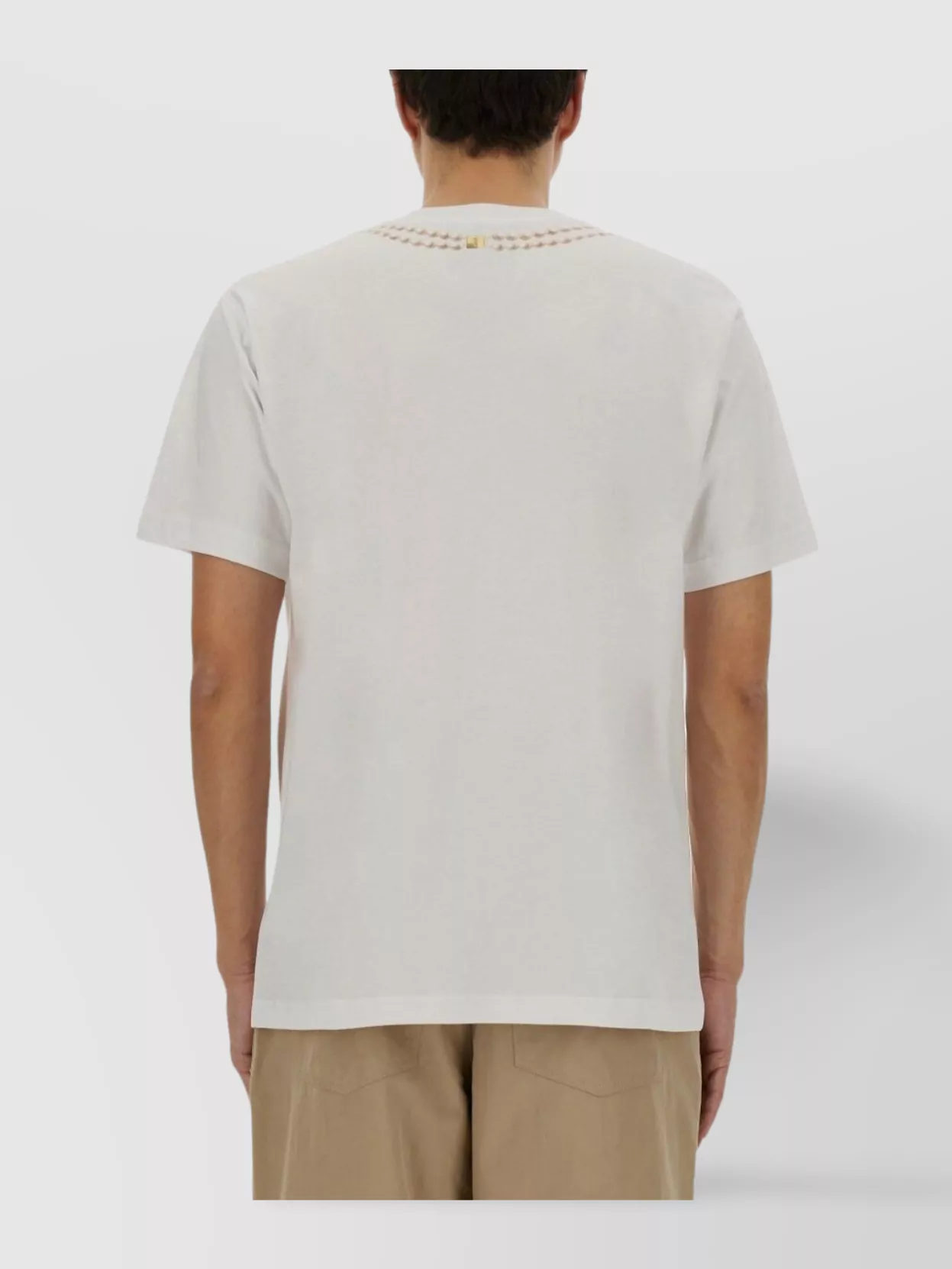 Moschino "Morning" Short Sleeves Crew Neck Graphic Print T-Shirt