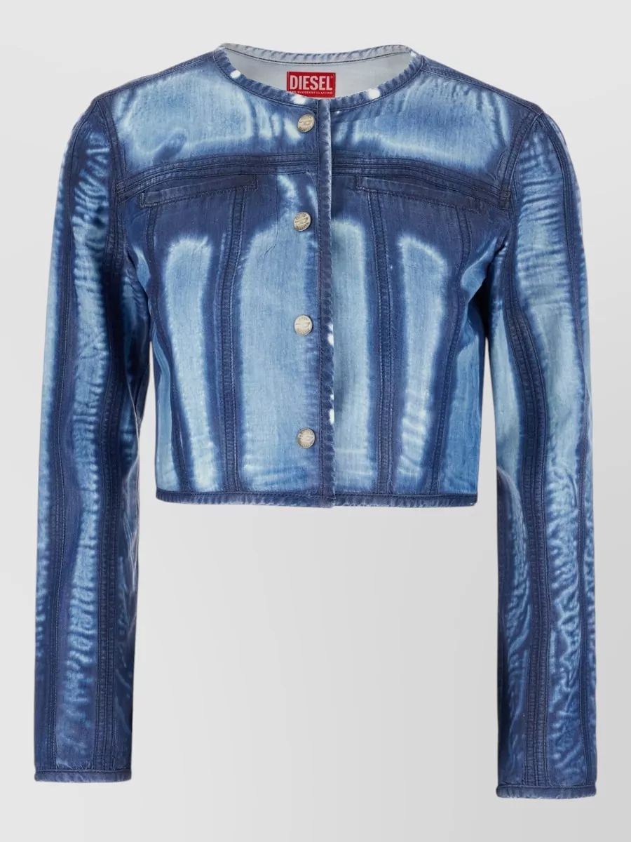 Diesel Printed Cropped Jacket