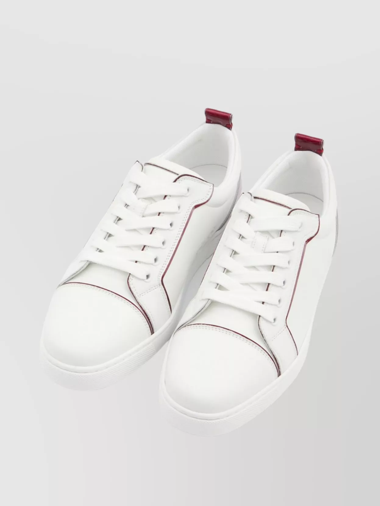 Christian Louboutin Youthful Flat Sneakers With Unique Leather Imperfections