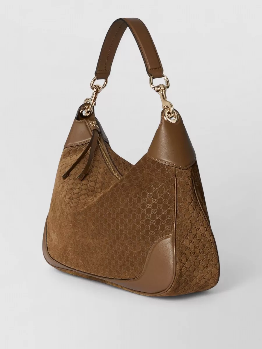 Gucci Dafne Micro Suede Crossbody Bag