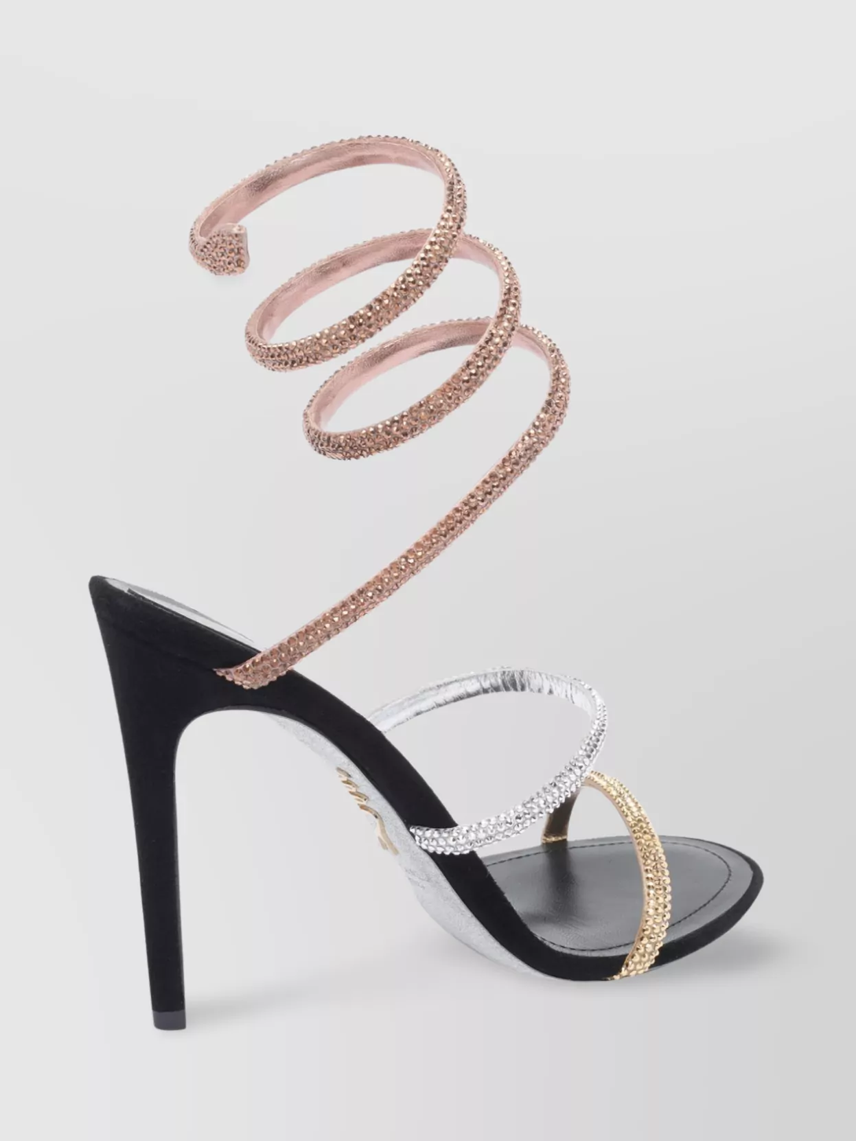 Rene Caovilla Heeled Sandals Embellished Straps