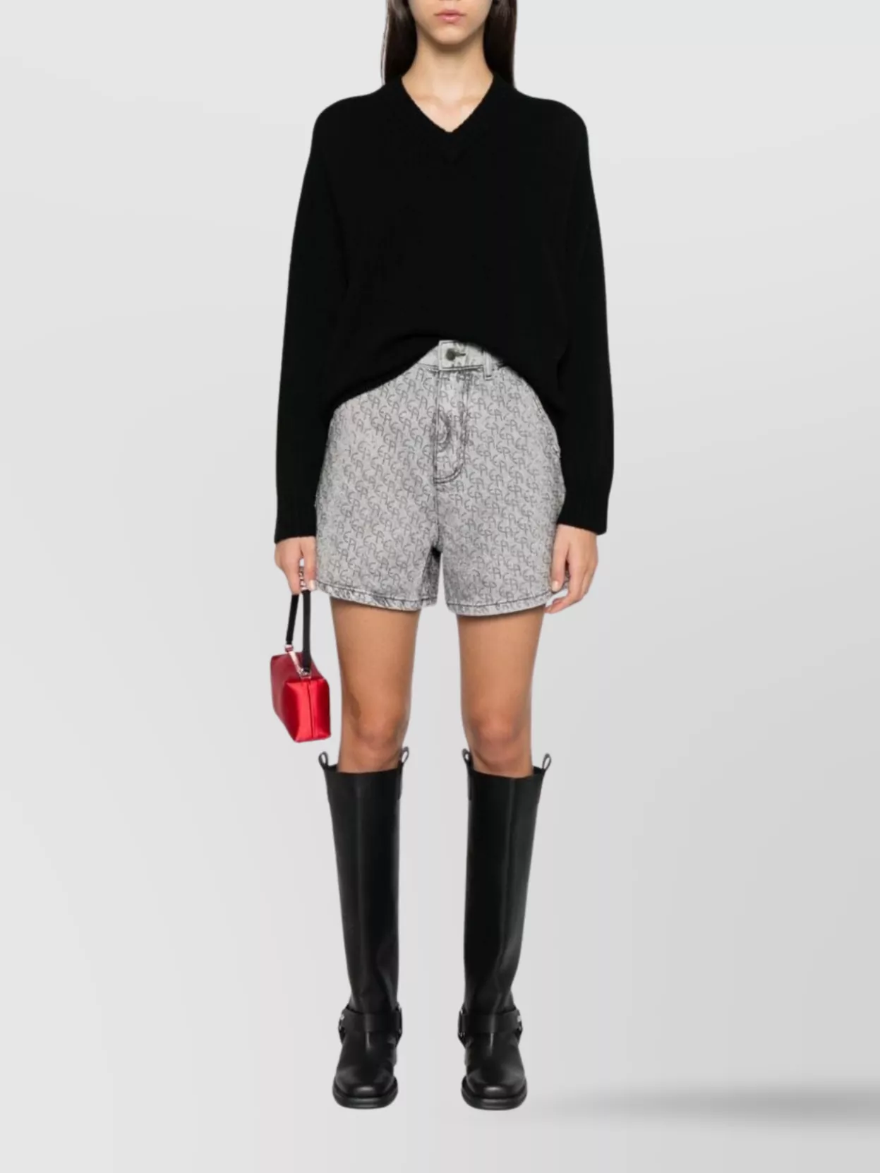 Emporio Armani Cashmere Blend V-Neck Sweater