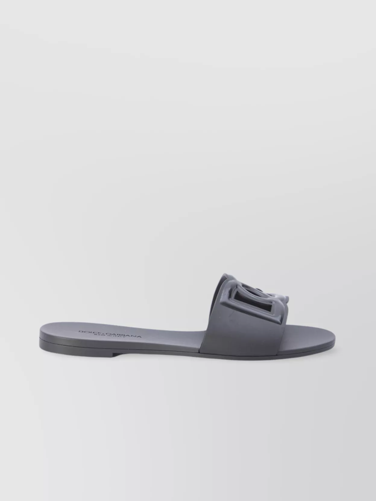 Dolce & Gabbana Logo Cut-out Rubber Slides