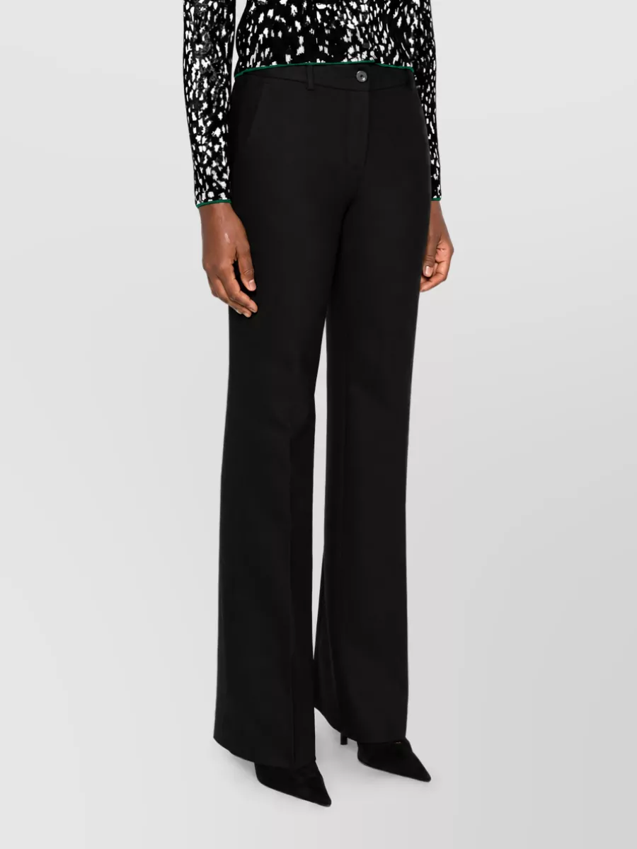 Via Masini 80 Flared-Leg Suit Trousers