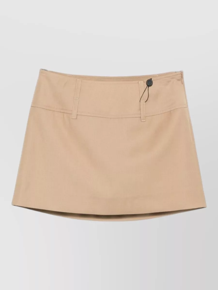 Dunst paneled mini skirt