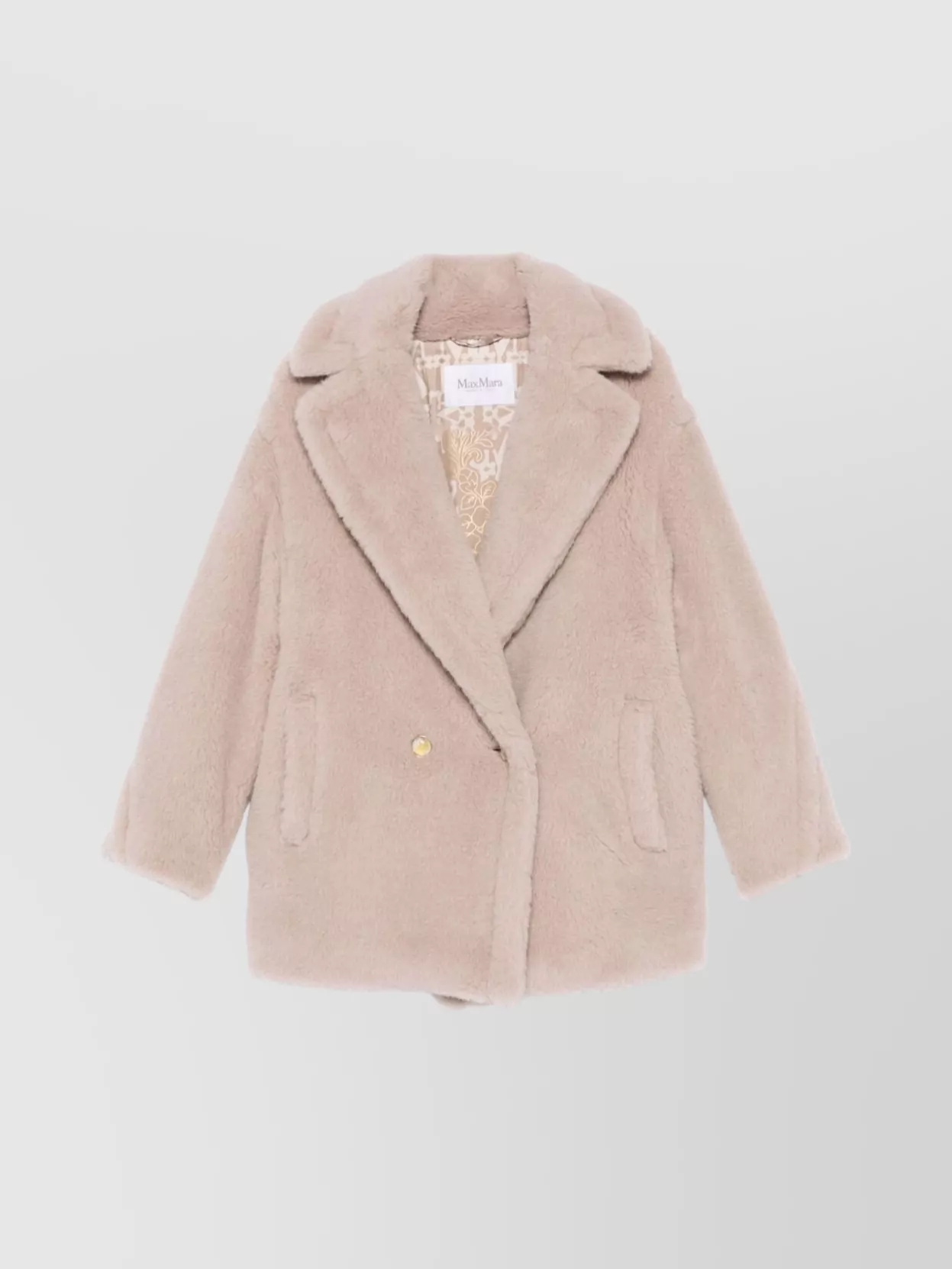 Max Mara Tailored Jacket Double-breasted Front In Neutral