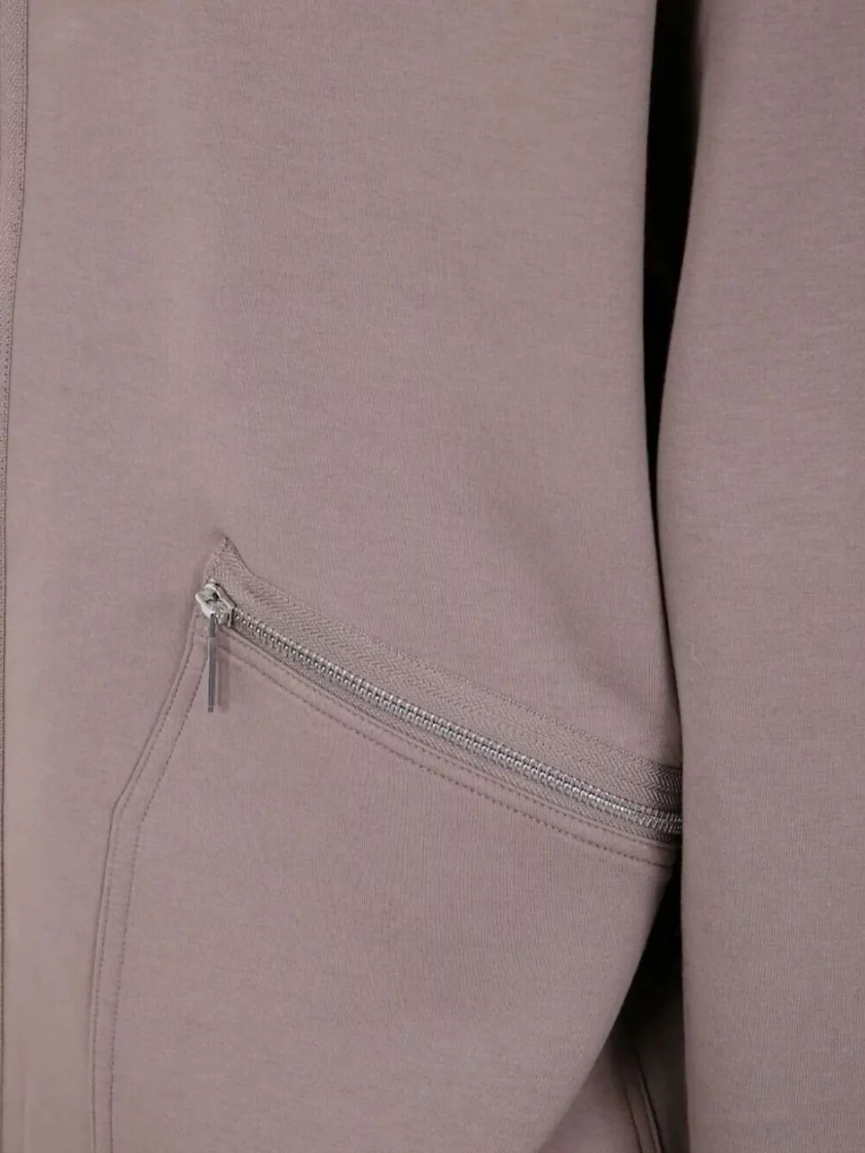 Michael Kors Double Breasted Zip Mock Collar Jacket