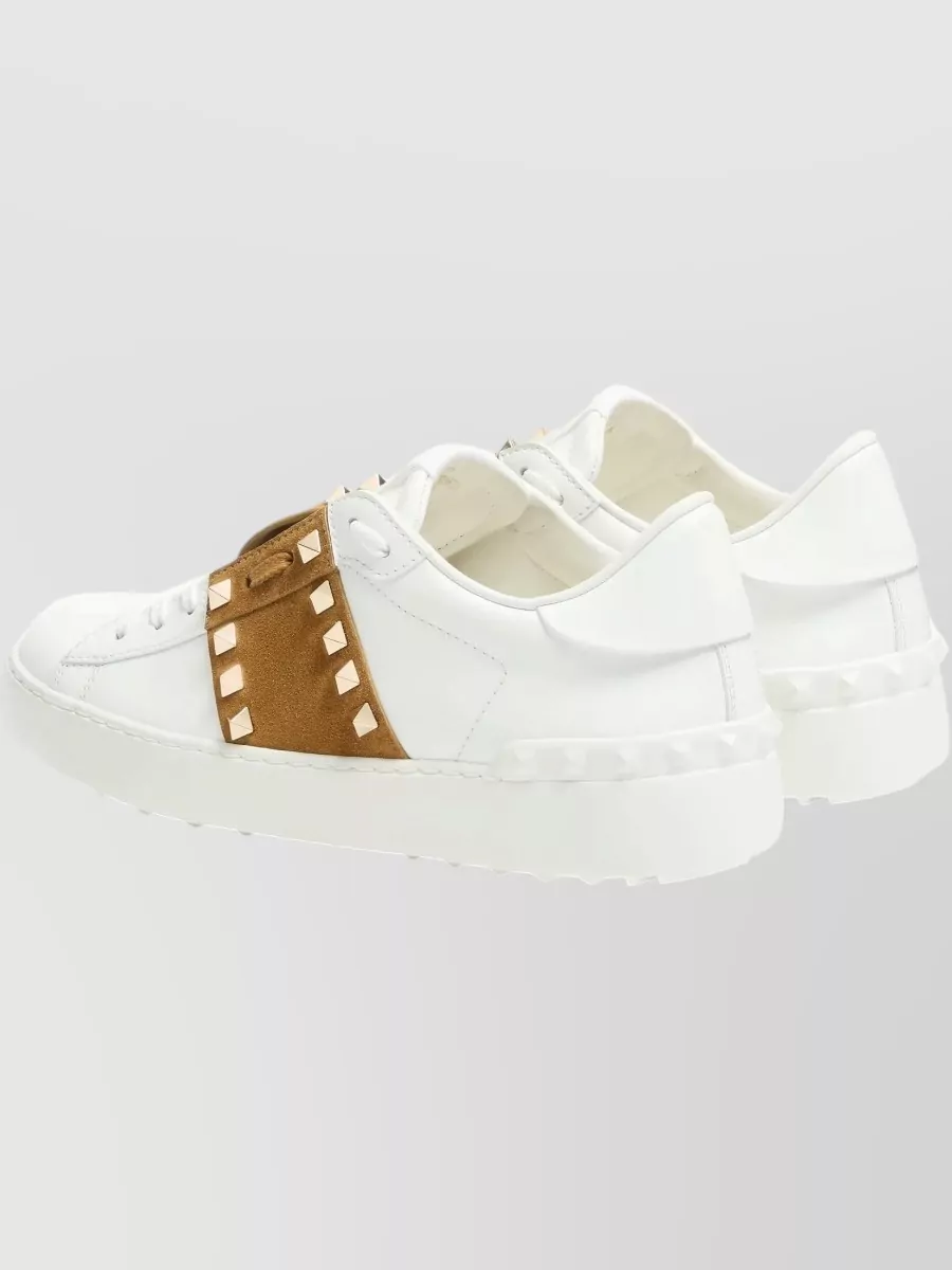 Valentino Leather Low-Top Sneakers