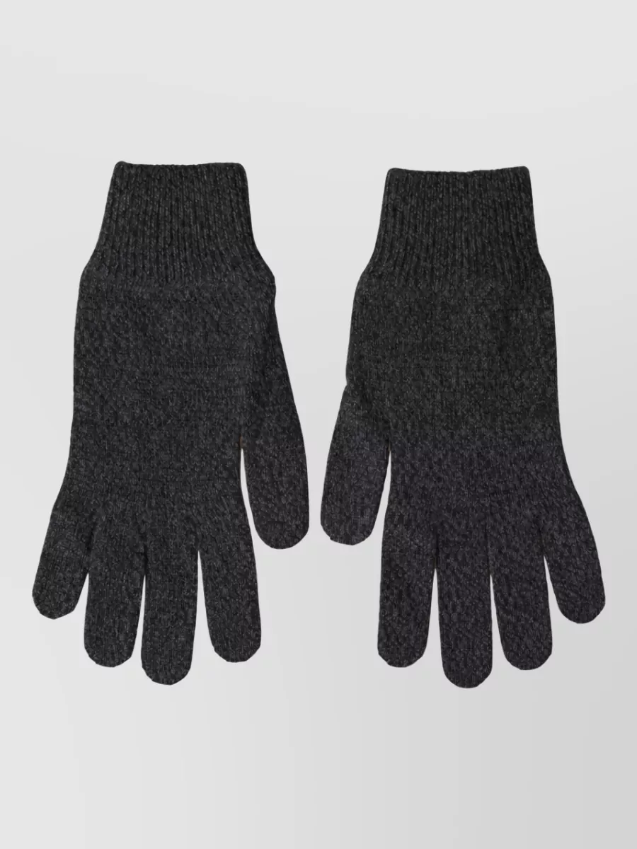 Dolce&Gabbana virgin wool knit gloves