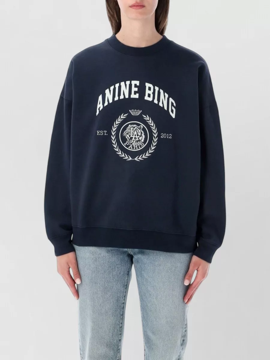 Anine Bing printed oversized sweatshirt