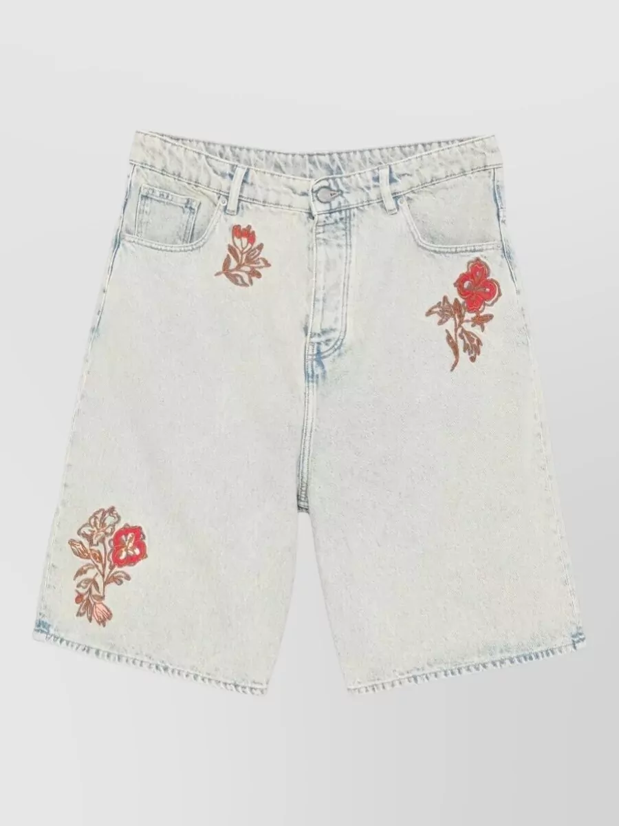 Drôle De Monsieur Denim Bermuda Shorts