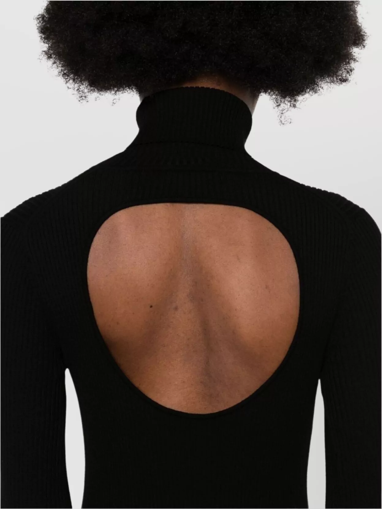 Parosh Midi Dress With Long Sleeves And Open Back