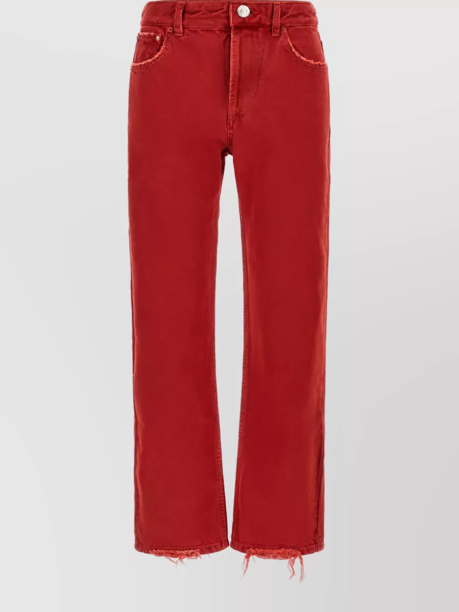 Isabel Marant Cropped Straight-Leg Jeans