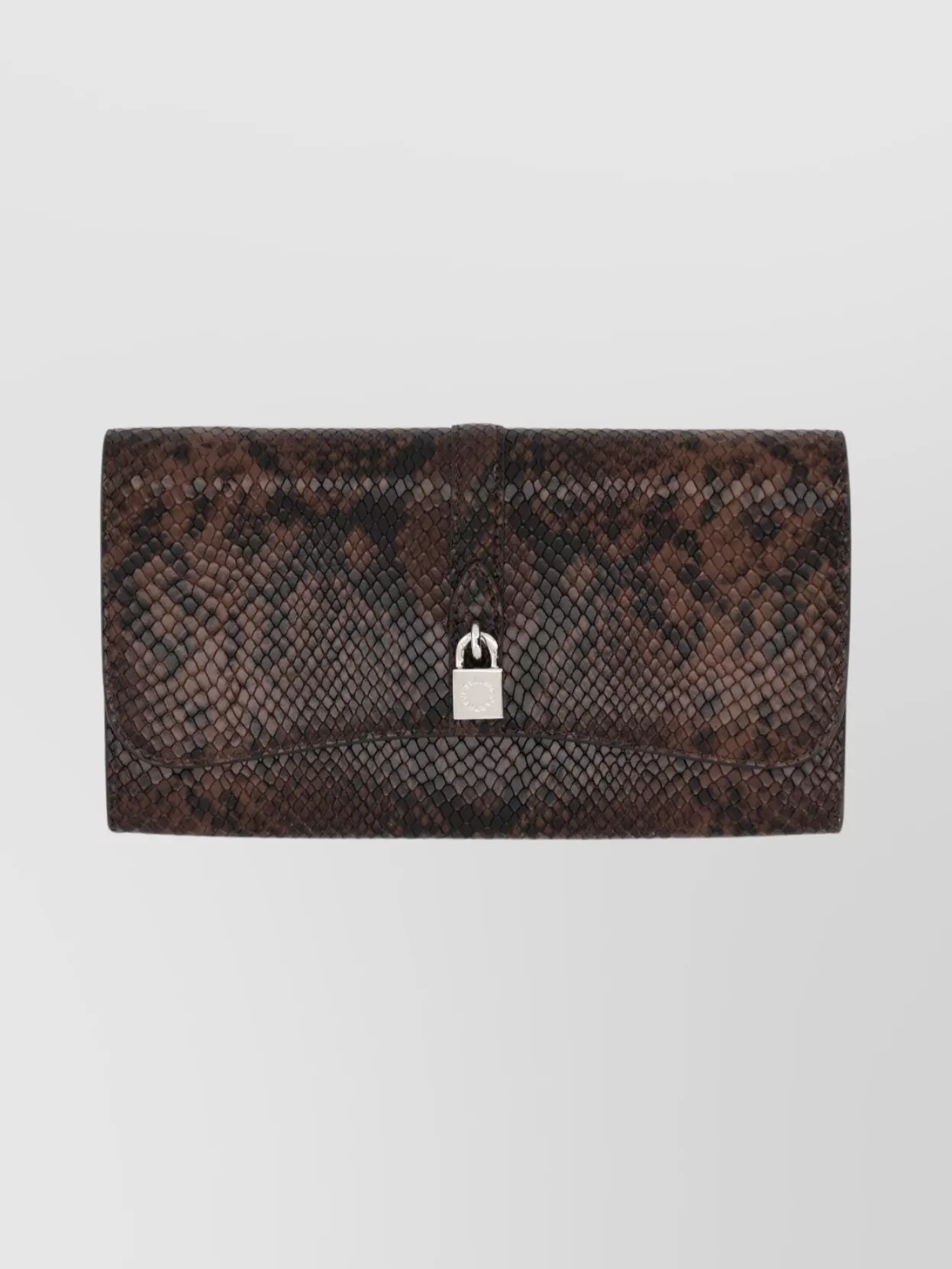 Stella Mccartney Rectangular Textured Shoulder Bag Lock In Multi