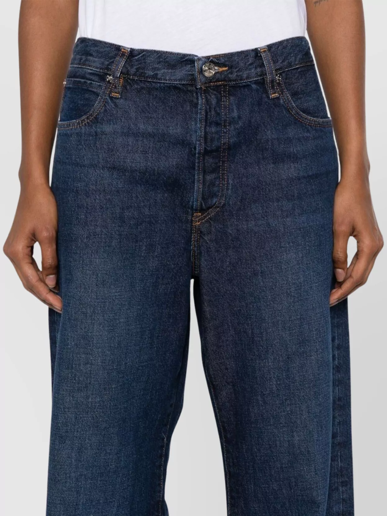 Frame Loose Fit Wide-Leg Jeans