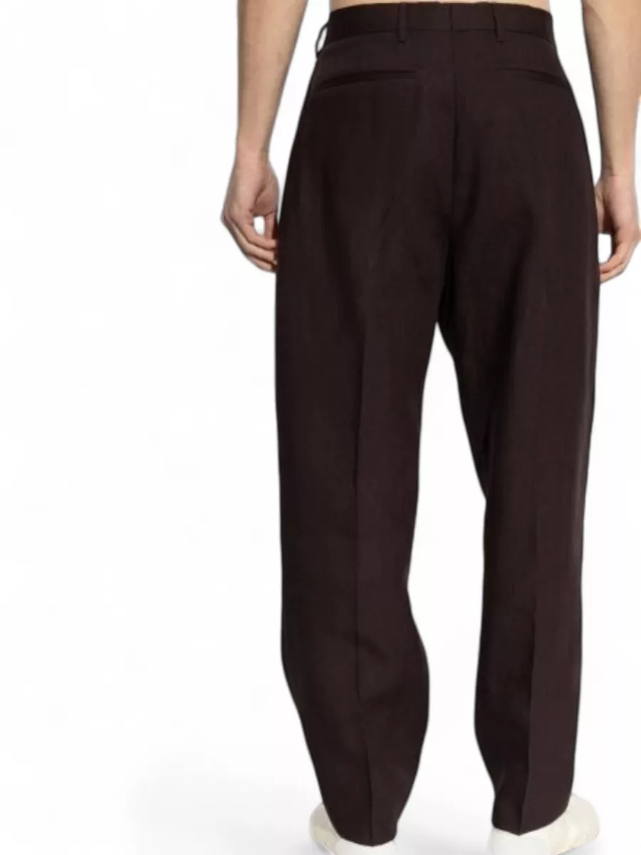 Paul Smith Linen Straight-Leg Trousers