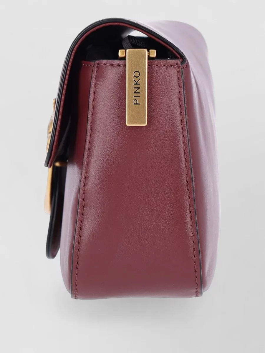 Pinko Love Bag Leather Shoulder Bag