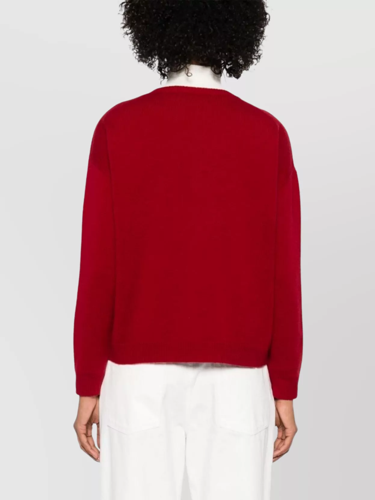 Max Mara Crew Neck Embroidered Floral Sequin Top