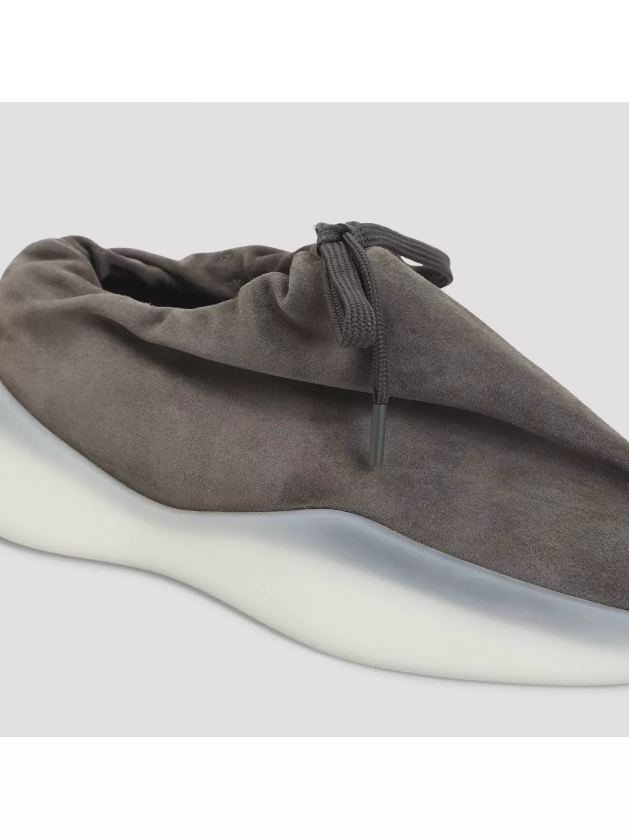 Fear Of God Suede Round Toe Sneakers With Rubber Sole