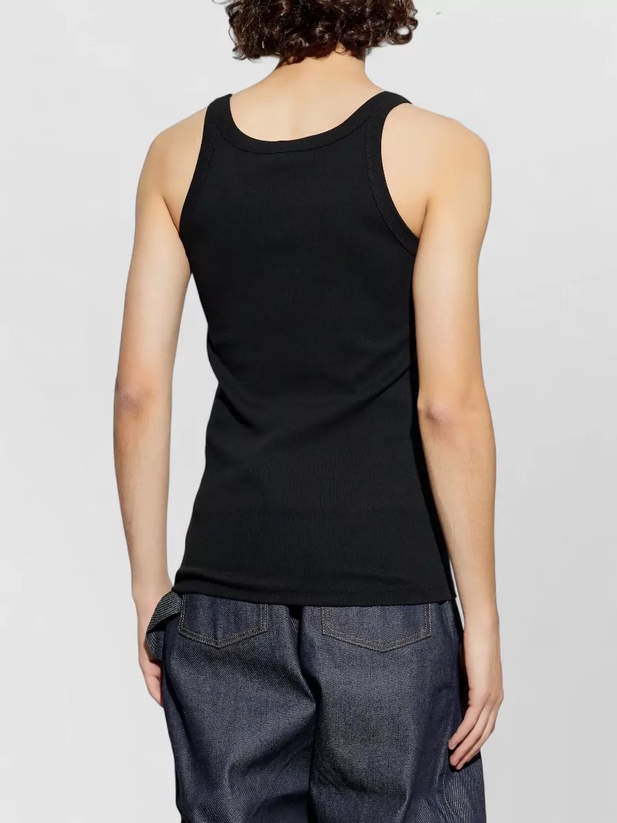 Diesel Ribbed Scoop Neck Sleeveless Wife T-Shirt