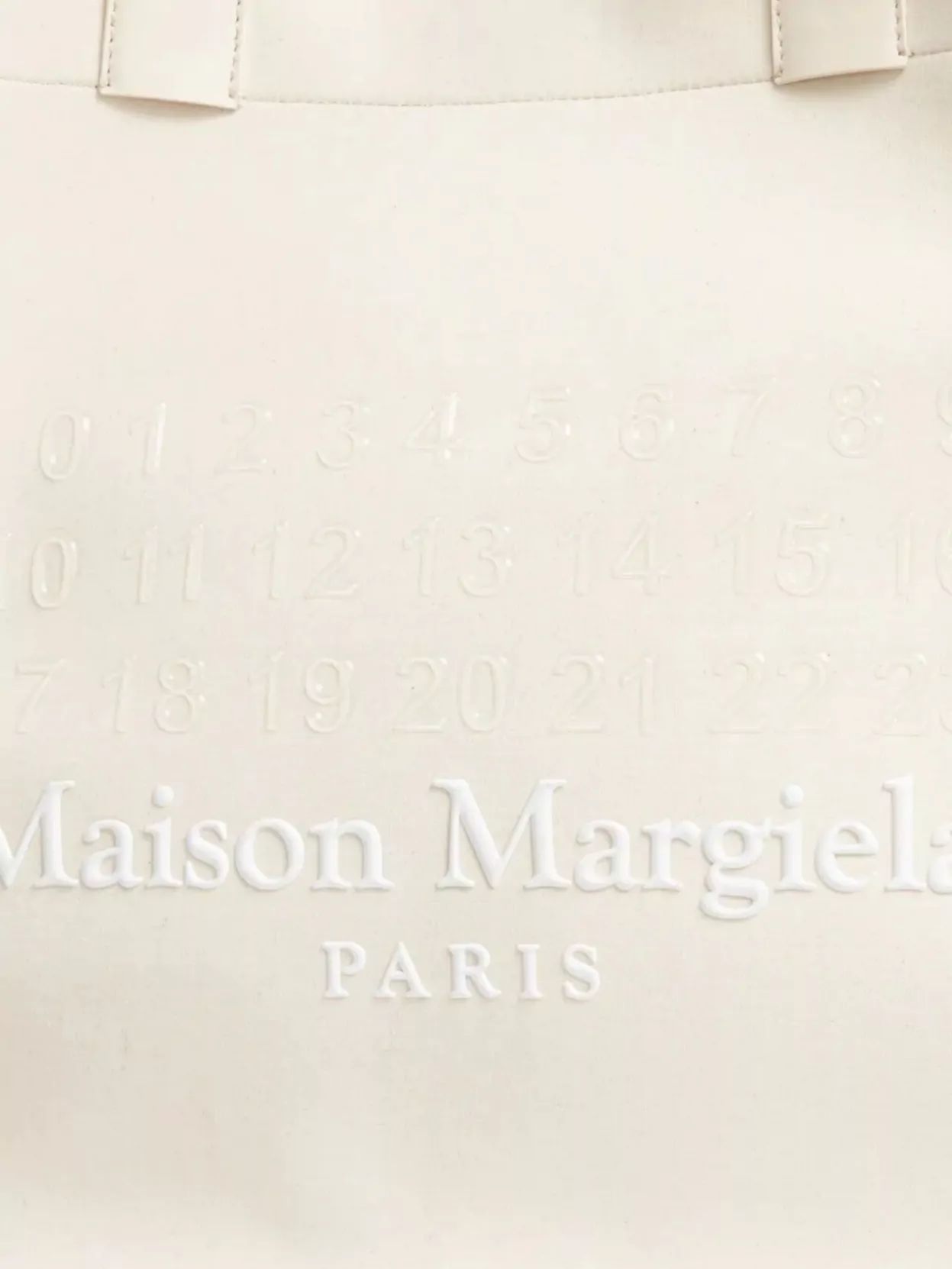 Maison Margiela Vertical Cotton Tote Bag