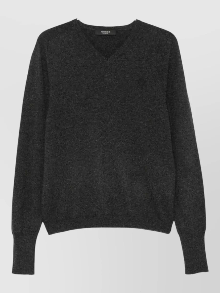 Gucci cashmere v-neck jumper