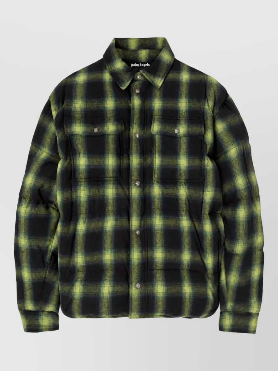 Palm Angels padded shirt jacket