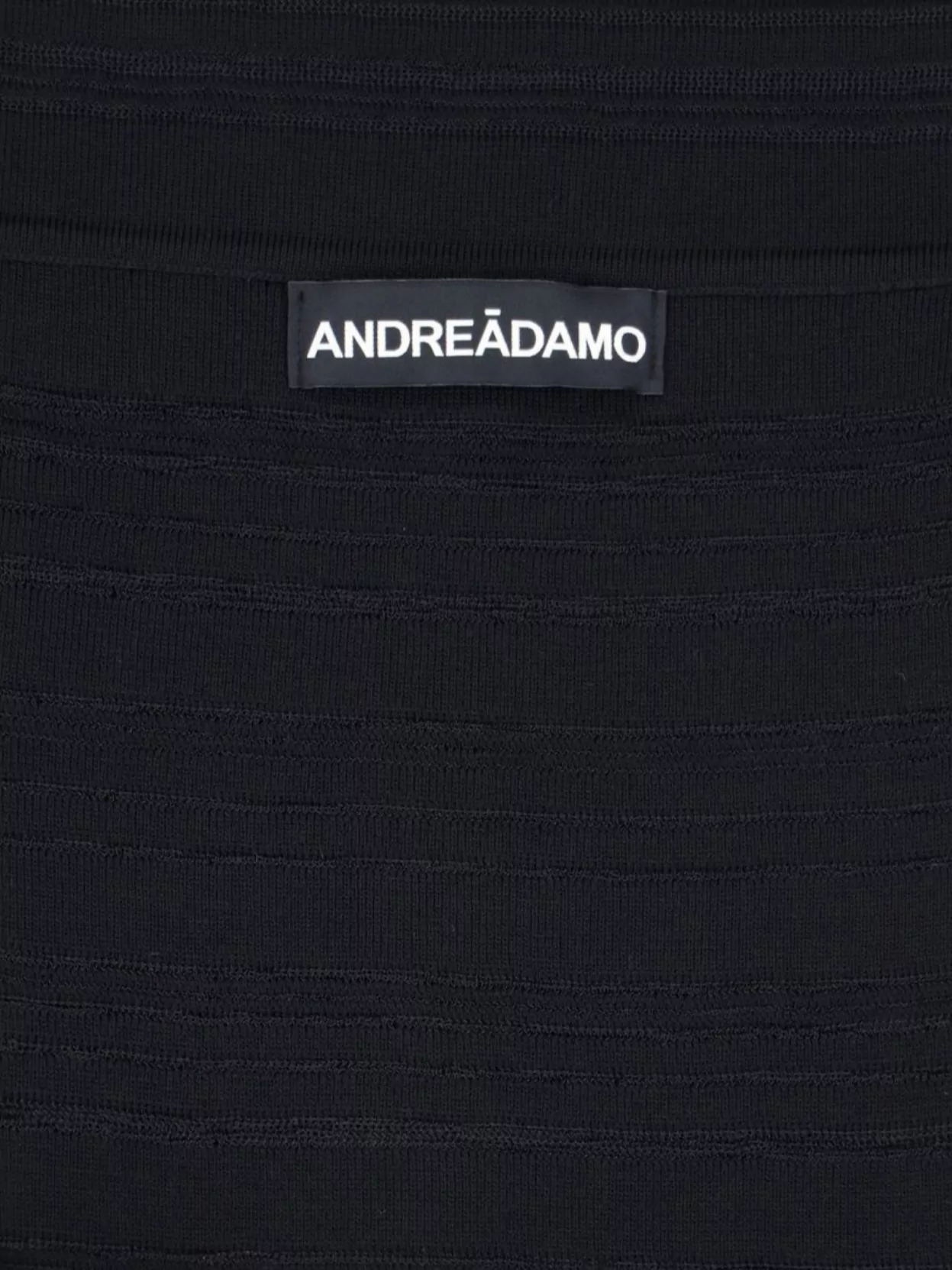 Shop Andreädamo Sleeve Cropped Top Sheer Stripes