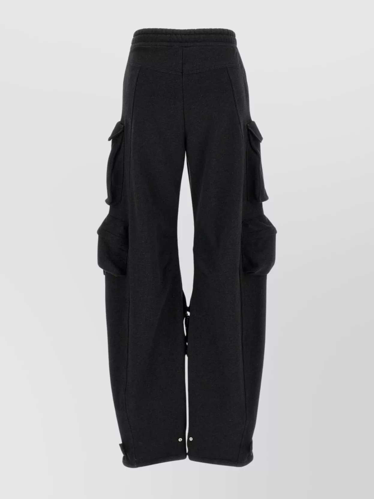 Attico Trousers Cargo Pockets Elastic Waistband