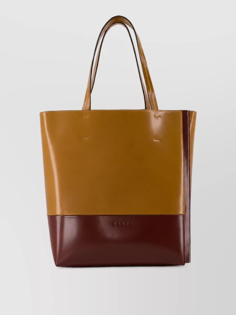 Marni Leather shopper bag