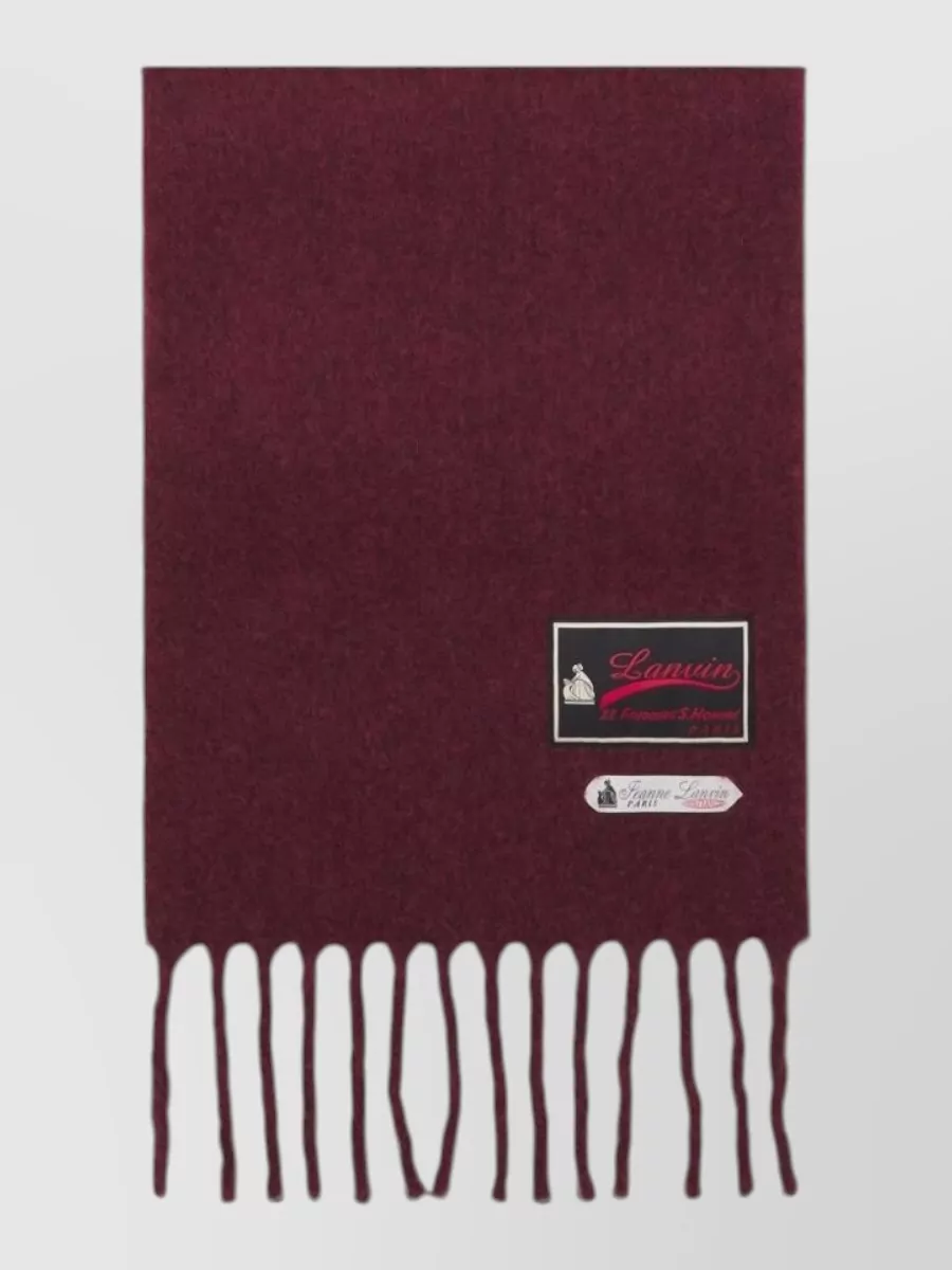 Lanvin alpaca wool scarf