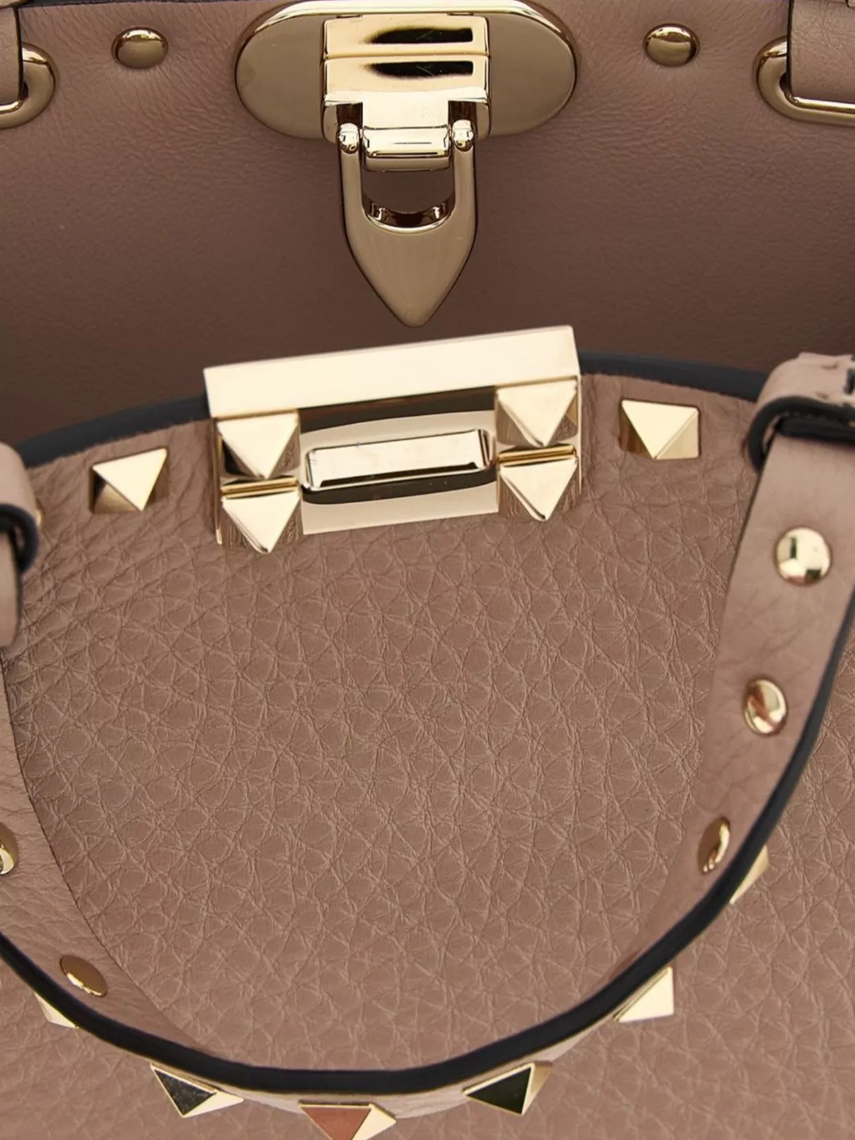 Valentino Rockstud Mini Crossbody Bag With Chain Strap