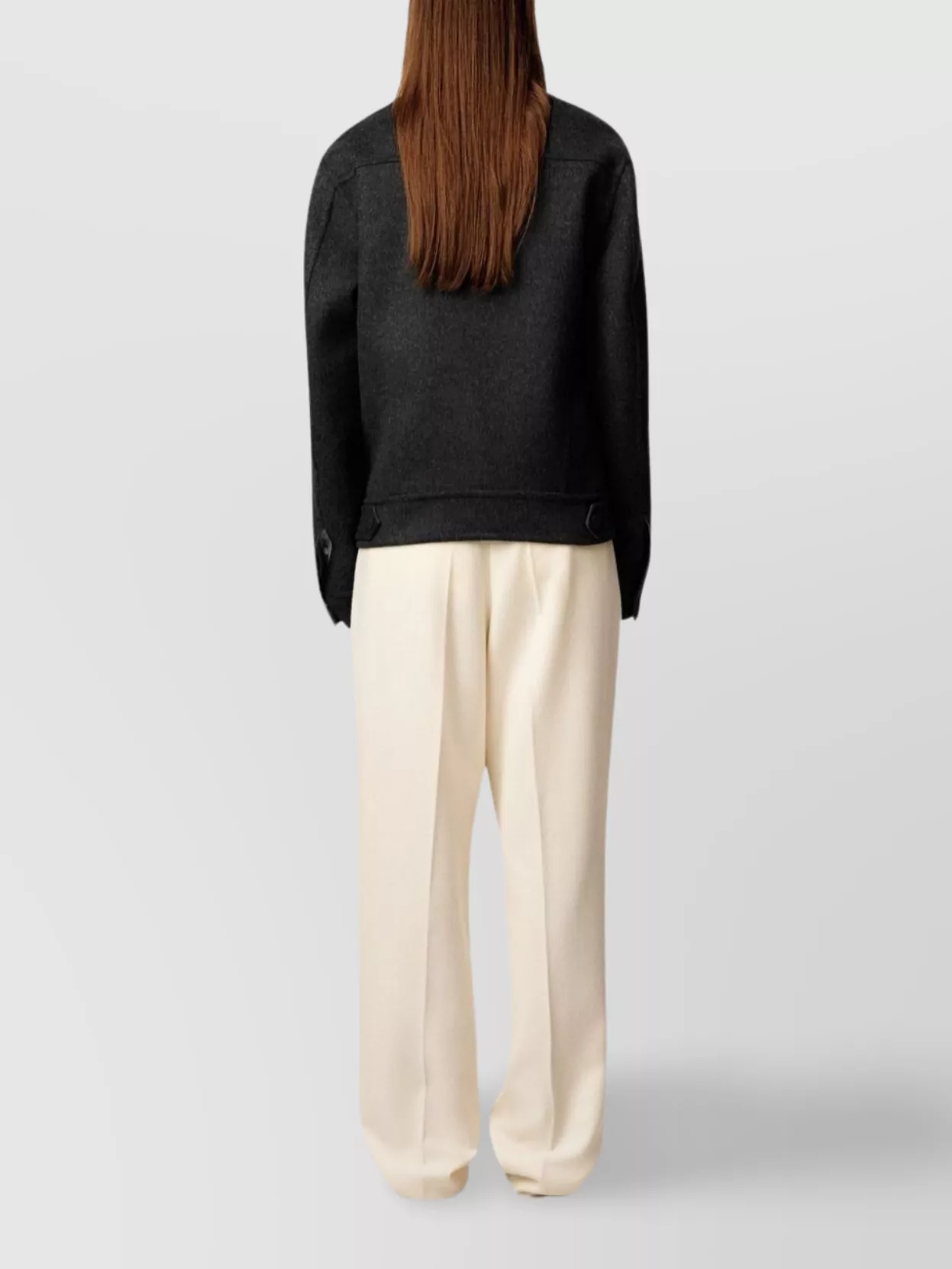Ami Paris Tailored Jacket With Embossed Collar Detail