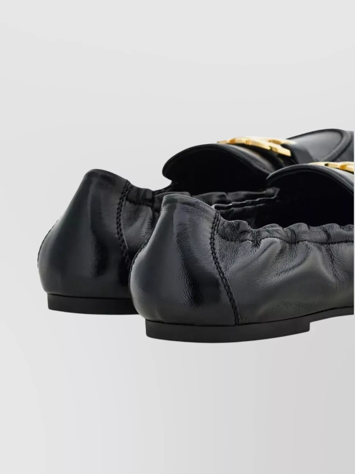 Ferragamo Jodie Loafers Featuring Elasticated Trim In Black