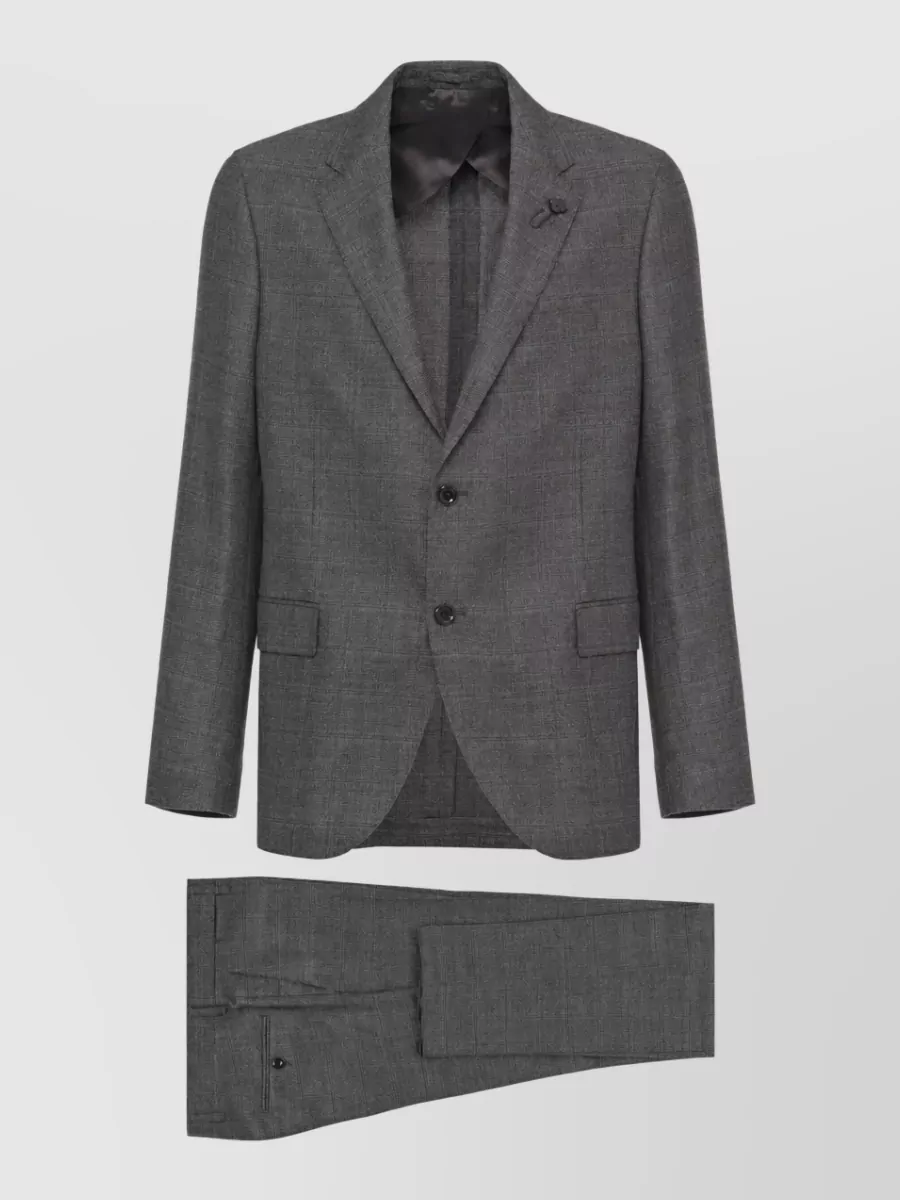 Lardini Single Breasted Wool Suit