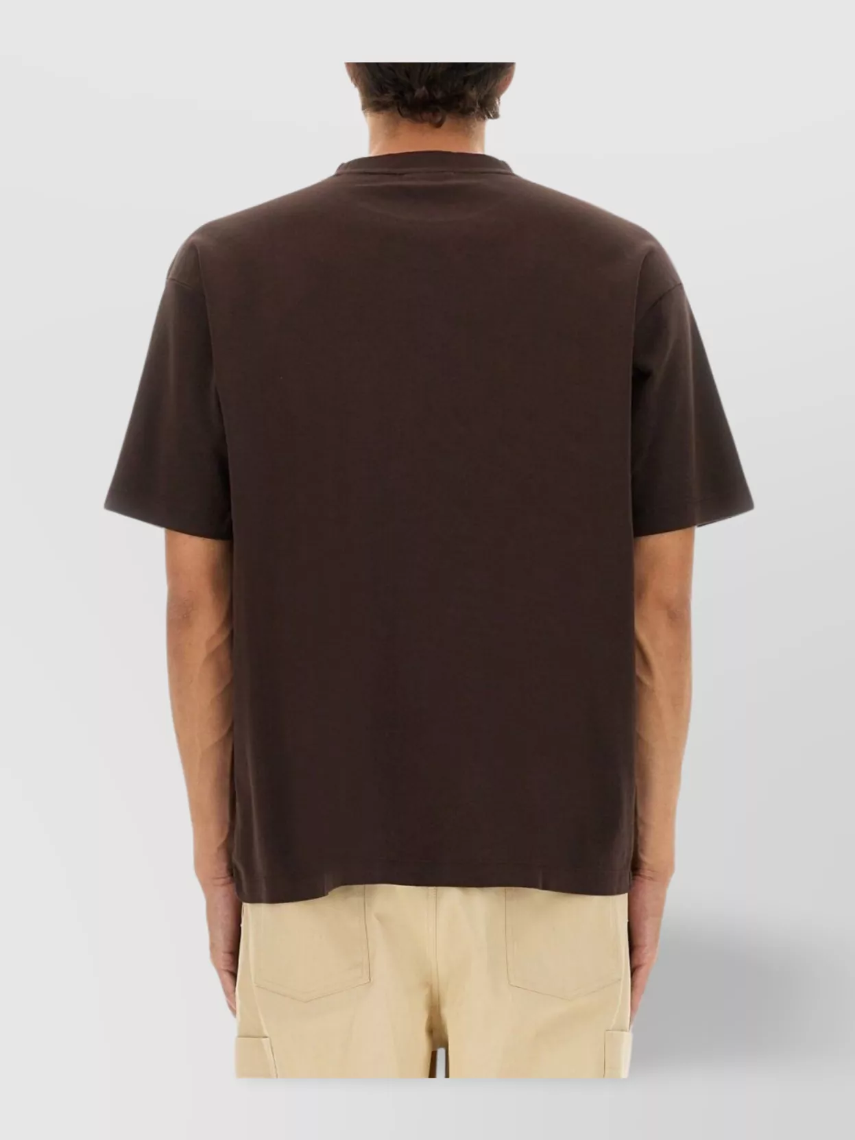Drôle De Monsieur Crew Neck Short Sleeve Straight Hem T-Shirt