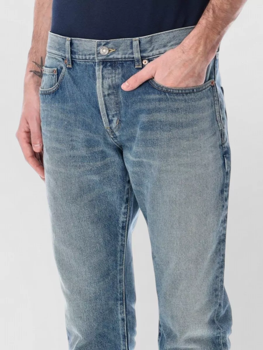 Saint Laurent Denim Relaxed Slim Trousers