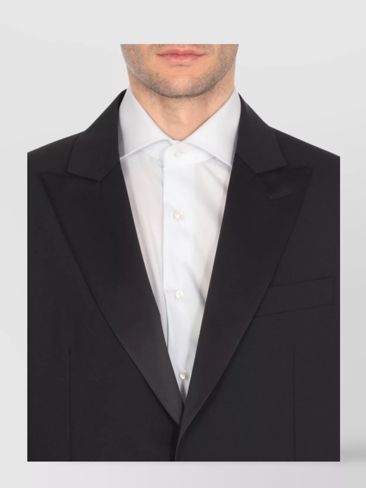 Lardini Suit Wool Double-Breasted Jacket