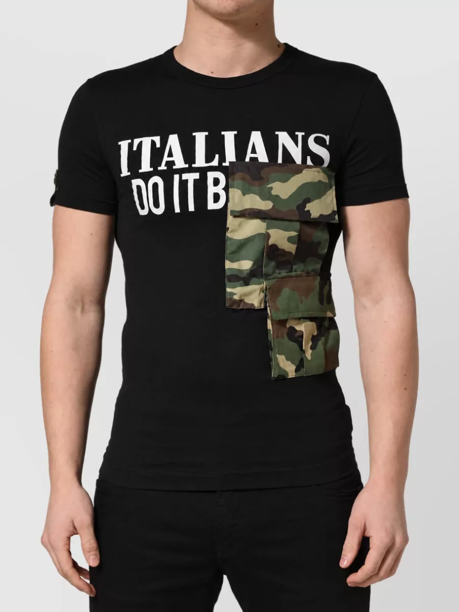 Dolce&Gabbana camo pocket t-shirt
