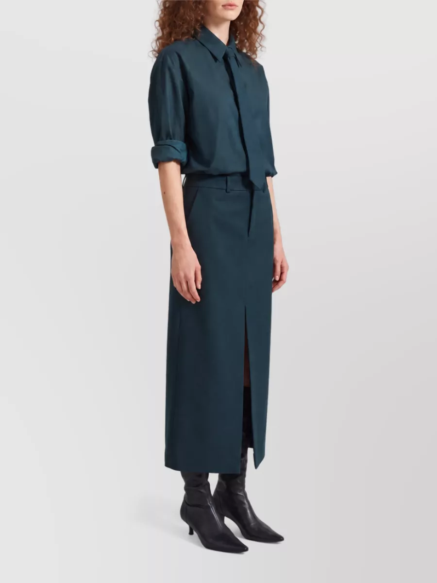 The Frankie Shop Midi Pencil Skirt