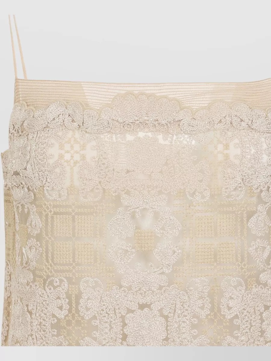 Ermanno Scervino Embroidered Mini Dress