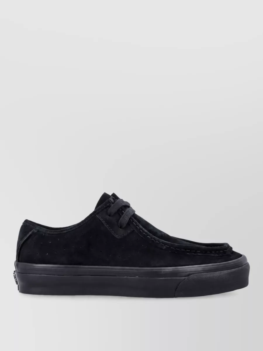 Vans Leather Low-Top Lace-Up Shoes